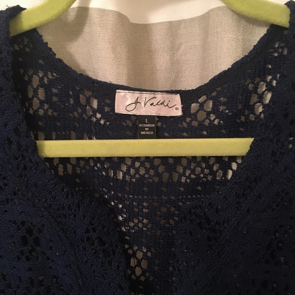 Mesh Navy Top - Picture 3 of 3